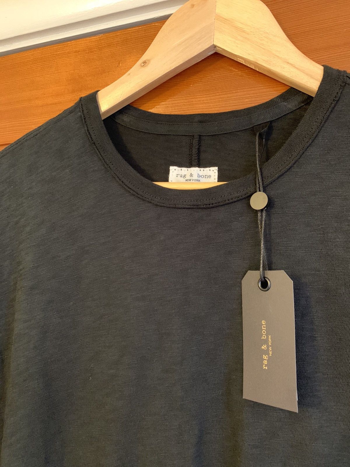 Designer × Rag & Bone *RARE* New Rag & Bone Middle Stitch Knit T-Shirt - S Size US S / EU 44-46 / 1 - 2 Thumbnail
