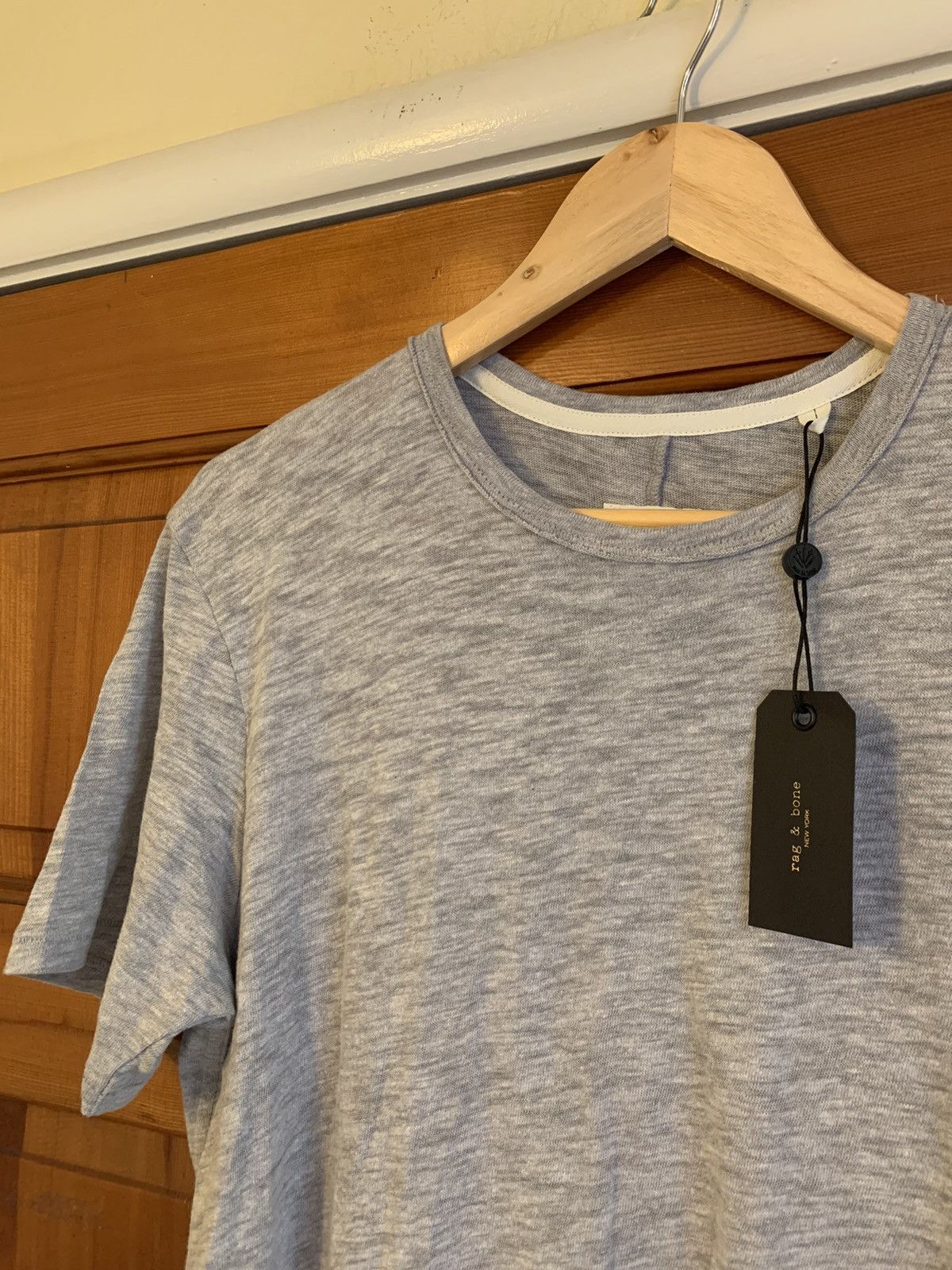 Designer × Rag & Bone *RARE* New Rag & Bone Middle Stitch Knit T-Shirt - S Size US S / EU 44-46 / 1 - 2 Thumbnail