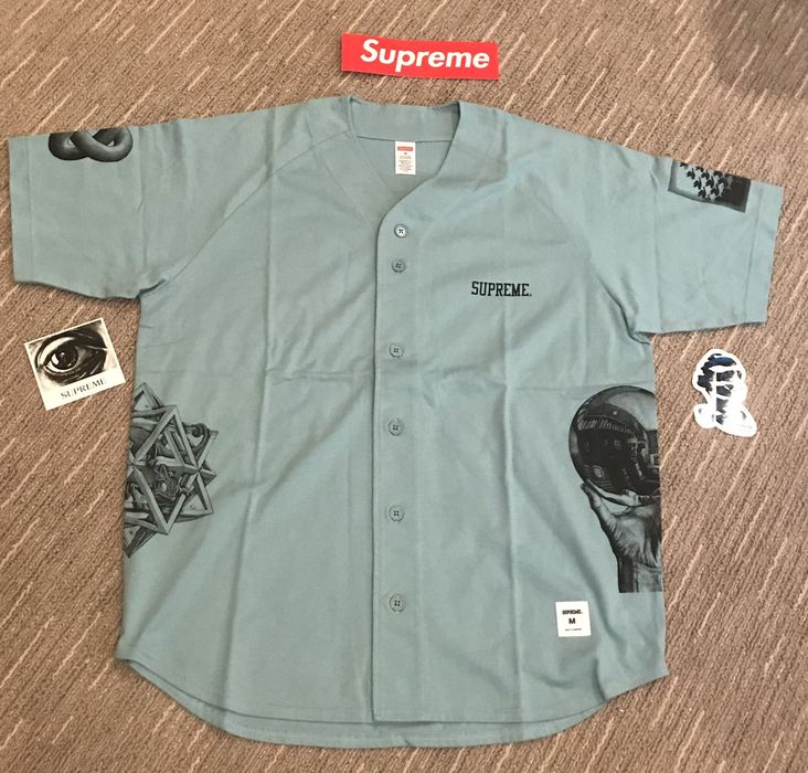 Supreme Supreme M.C. Escher Cotton Baseball Jersey | Grailed