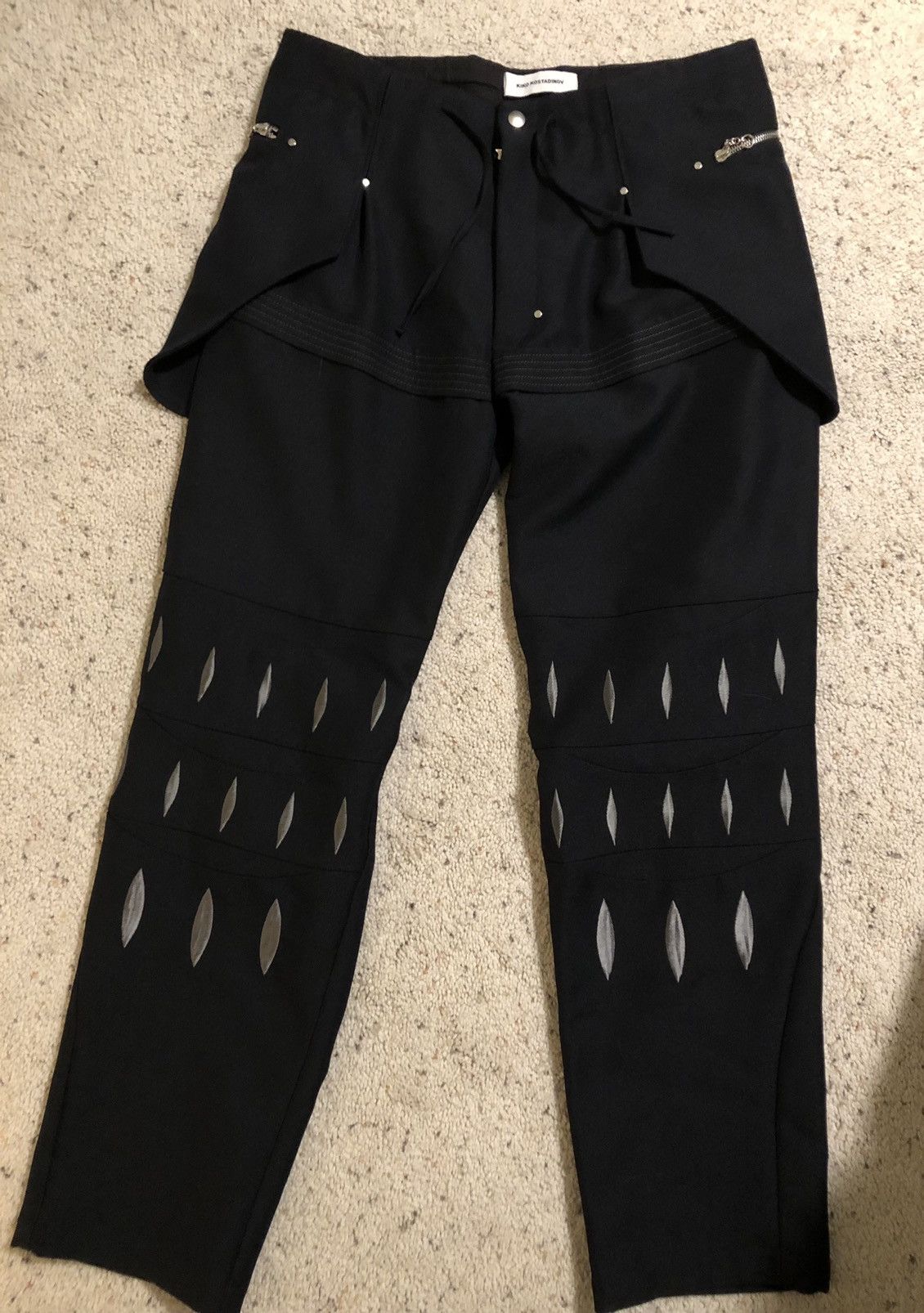 kiko kostadinov embroidery trouser 48