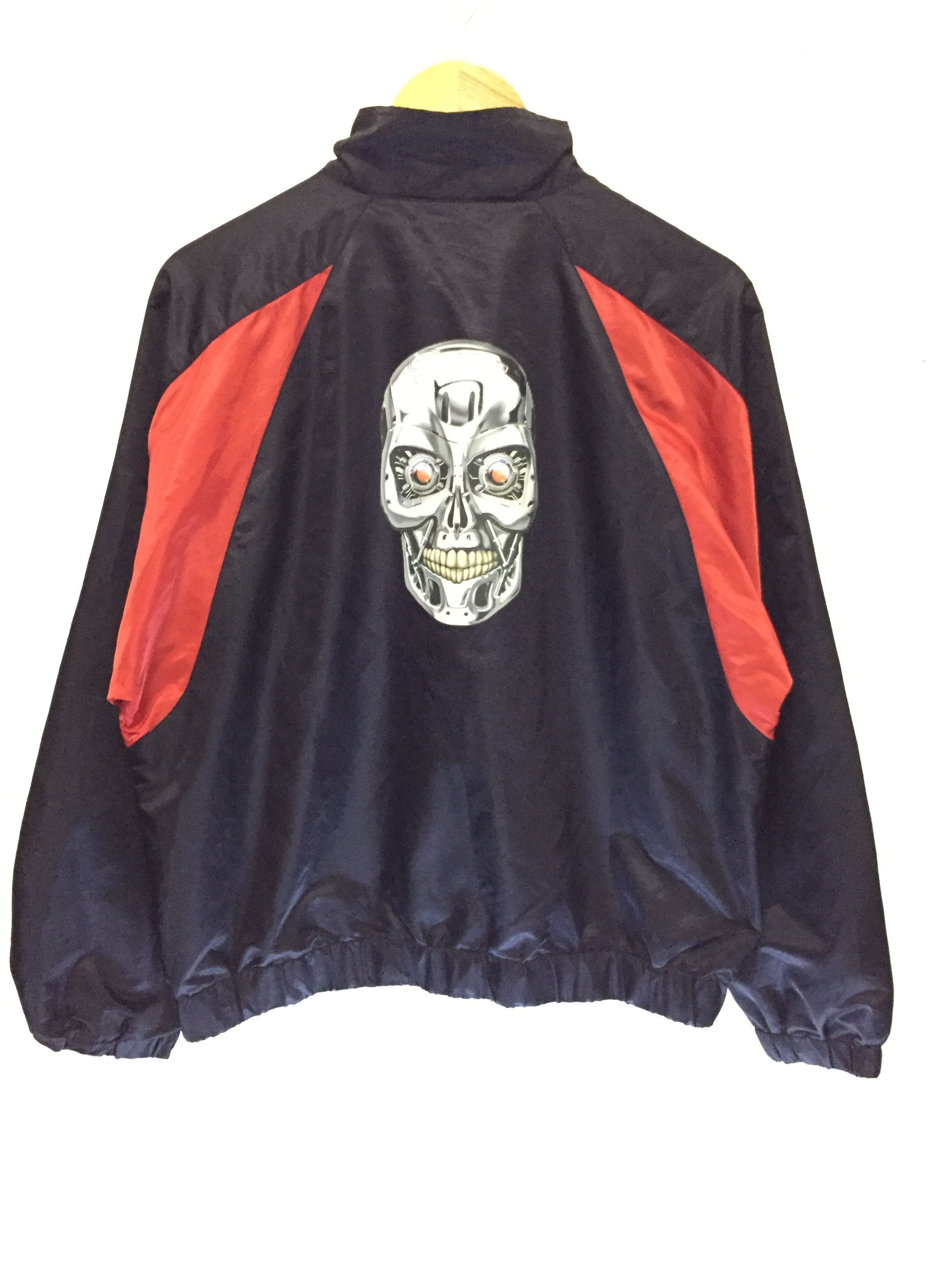 Beauty Beast × Vintage Vtg Terminator 2 skull light jacket universal studio jpn Size US M / EU 48-50 / 2 - 2 Thumbnail
