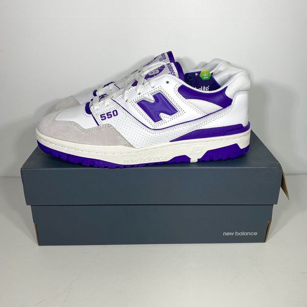 New Balance 550 White Purple Men's - BB550WR1 - US