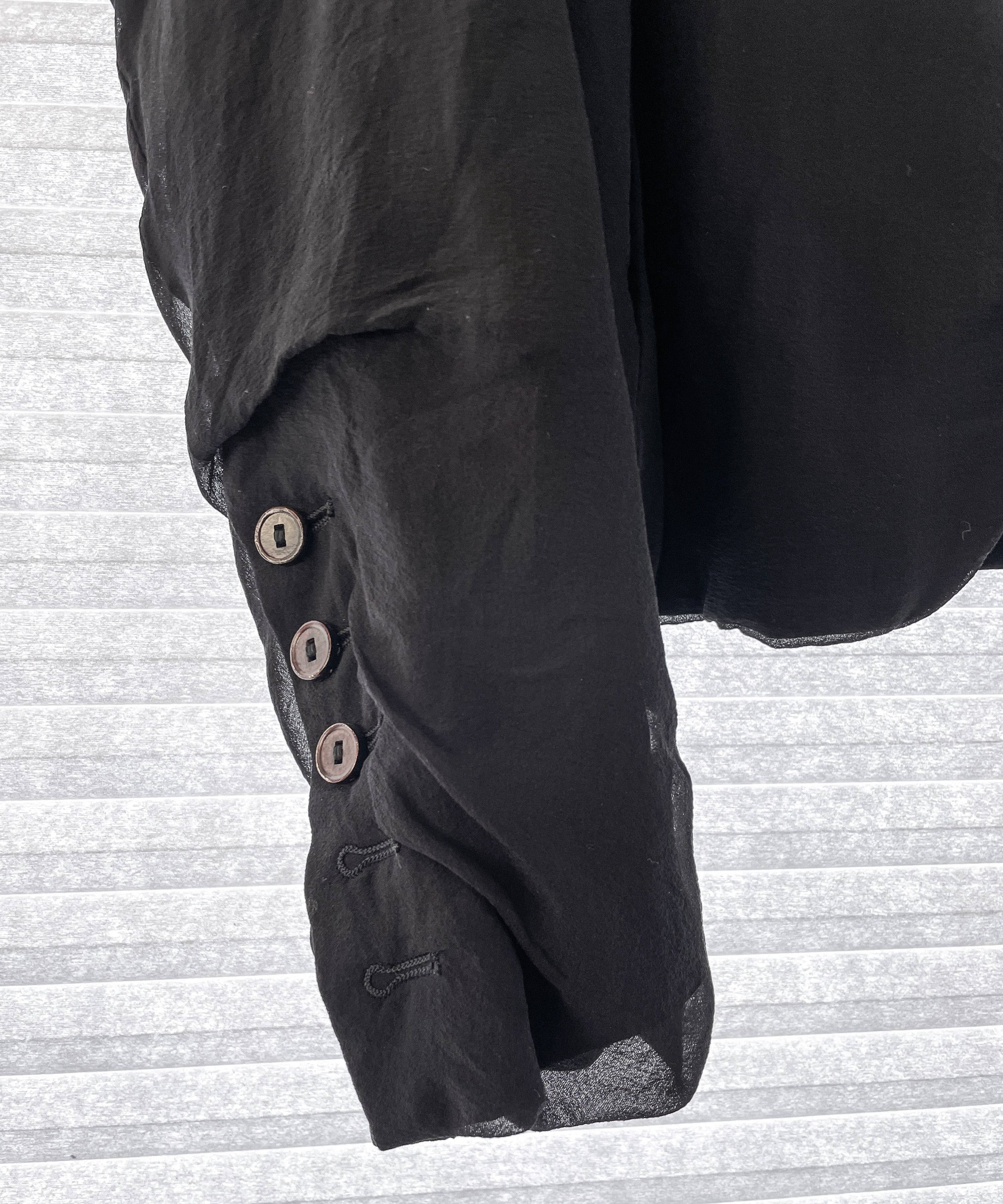Rick Owens SS12 NASKA SHORT CROPPED SILK BLAZER Size 50R - 4 Thumbnail
