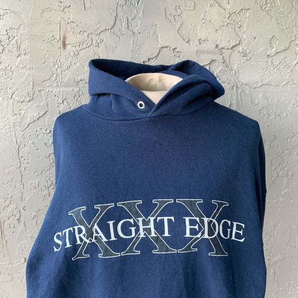Vintage Vintage Straight Edge Hoodie Grailed