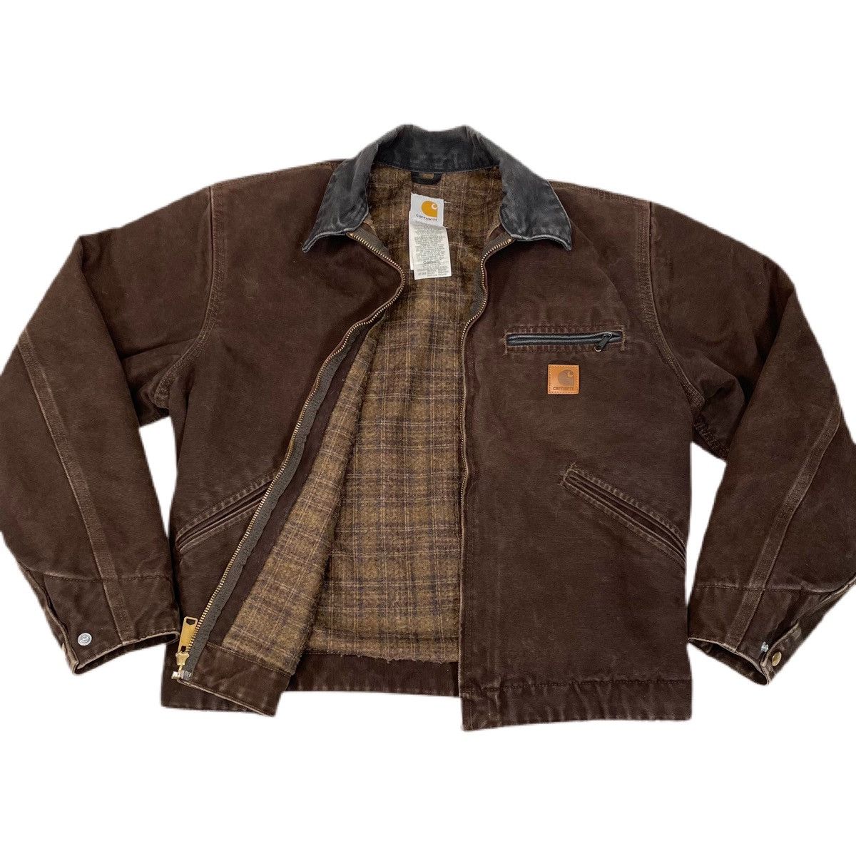 Vintage Carhartt J97 Detroit trucker jacket | Grailed