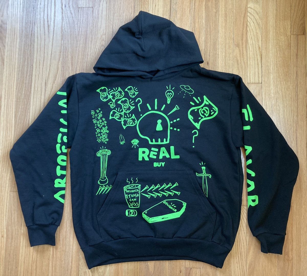 Streetwear Trouble Andrew Aka Gucci Ghost “Real Buy” Hooded  