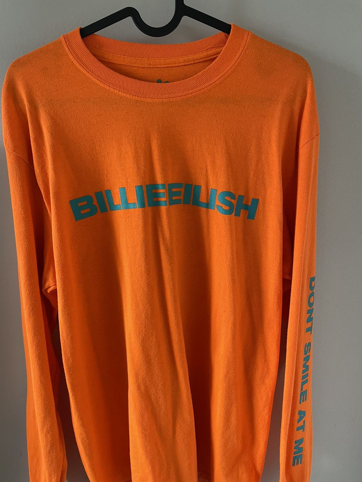 billie eilish orange long sleeve