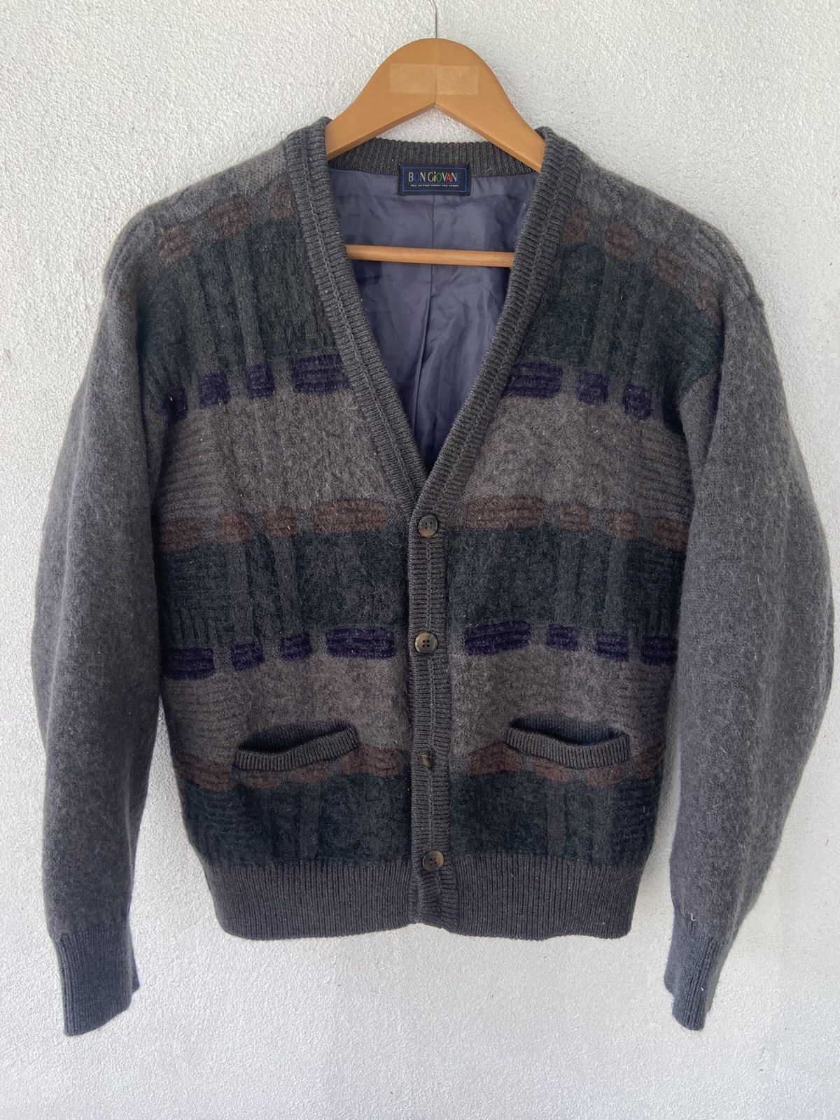 Vintage Vintage Bon Giovane Wool Cardigan | Grailed