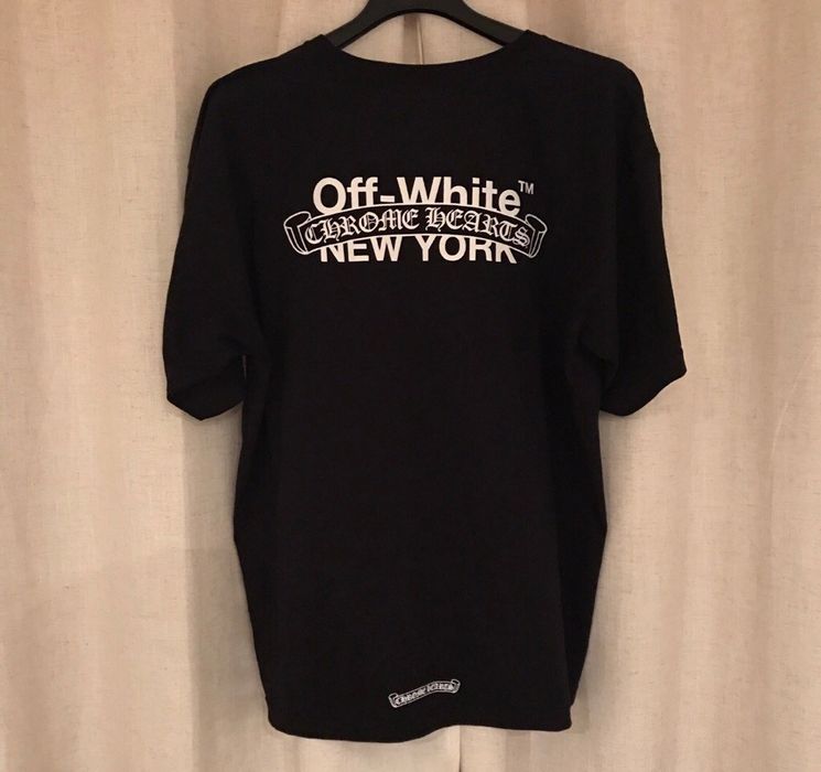 Off-White Chrome Heart X Off-white New York T | Grailed