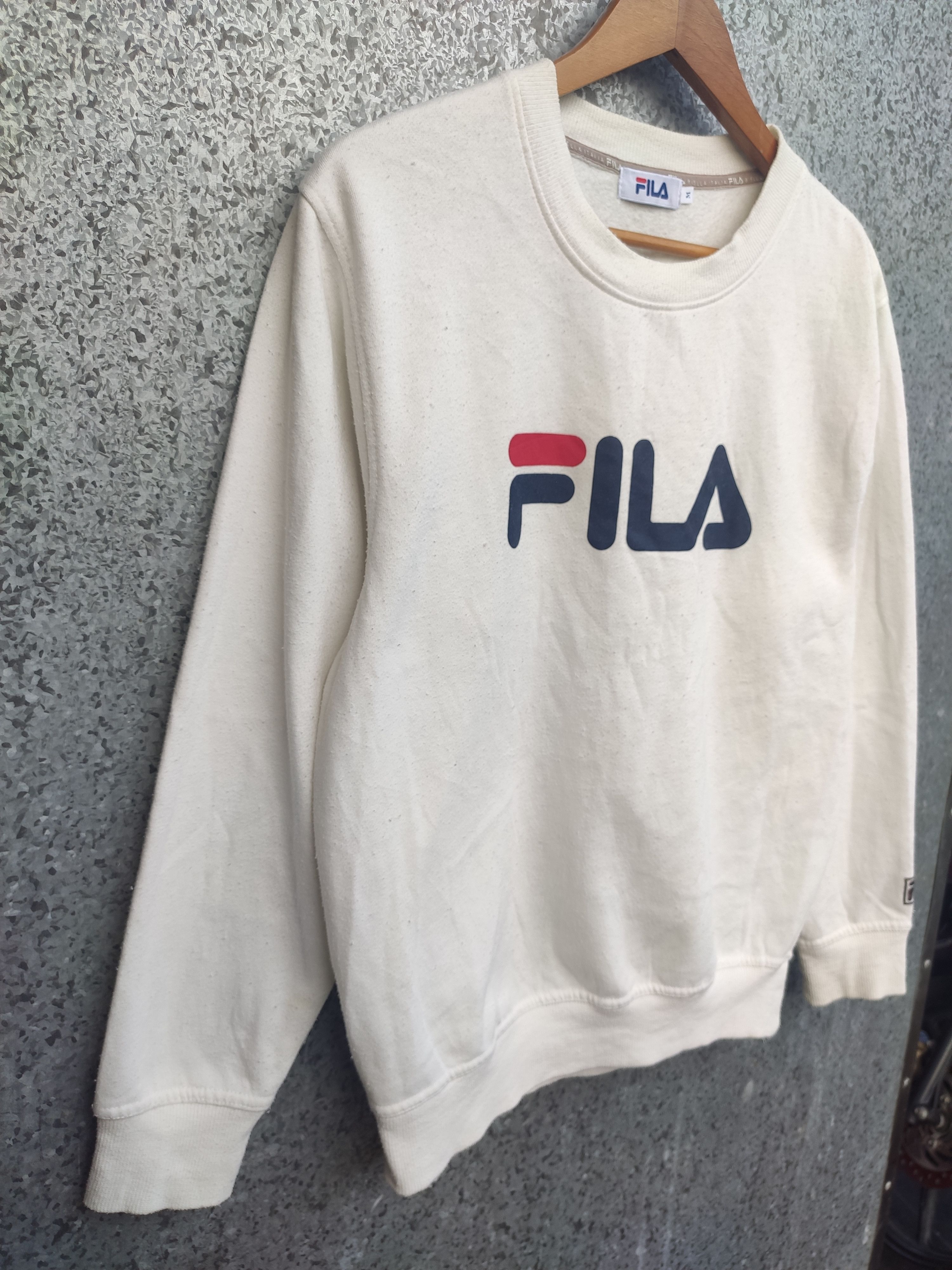 Fila 🔥 Vintage 90s Vintage Fila sweatshirt big logo Size US M / EU 48-50 / 2 - 3 Thumbnail