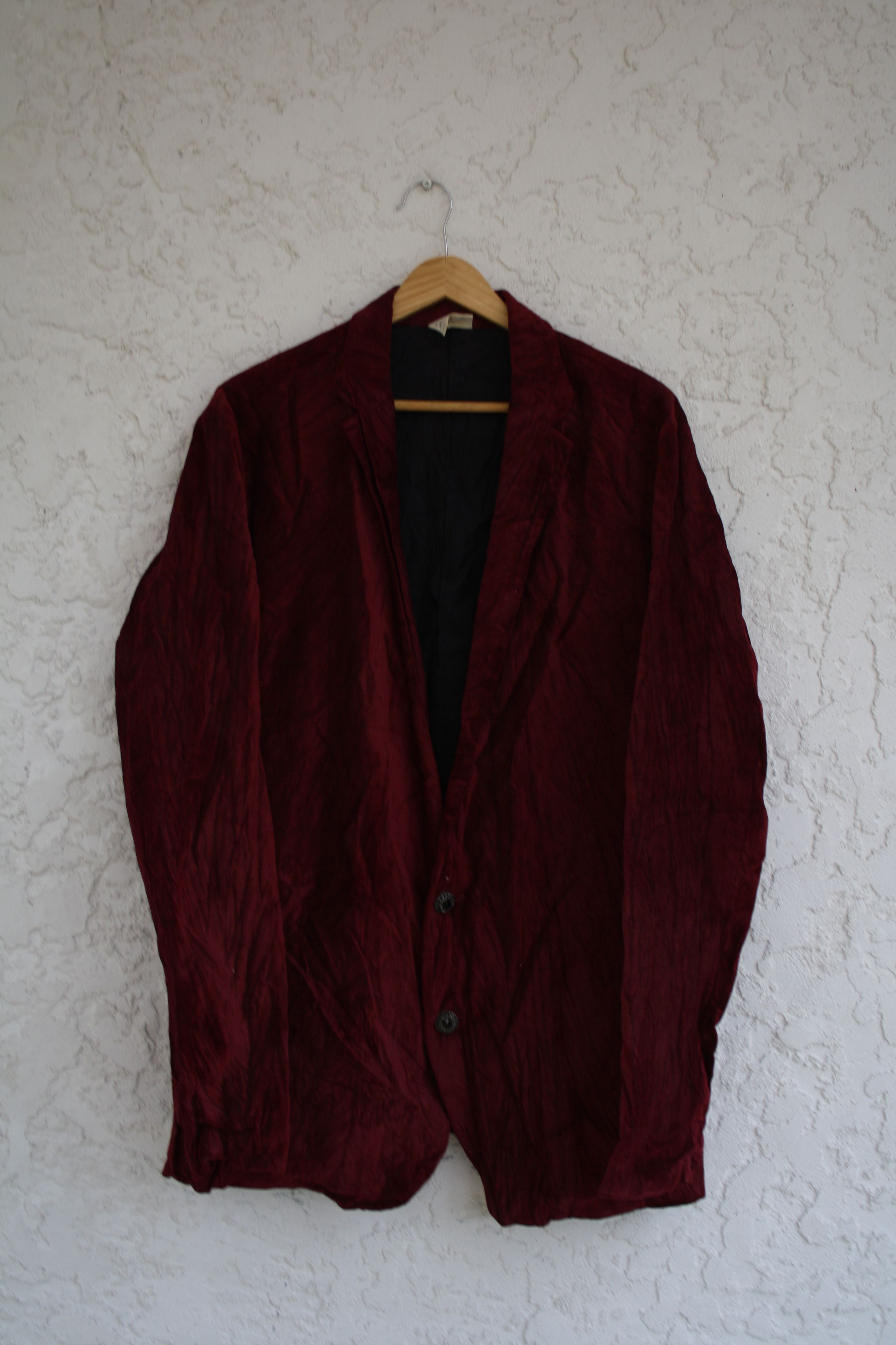 Julius AW03 Crushed Velvet Blazer Size US L / EU 52-54 / 3 - 1 Thumbnail