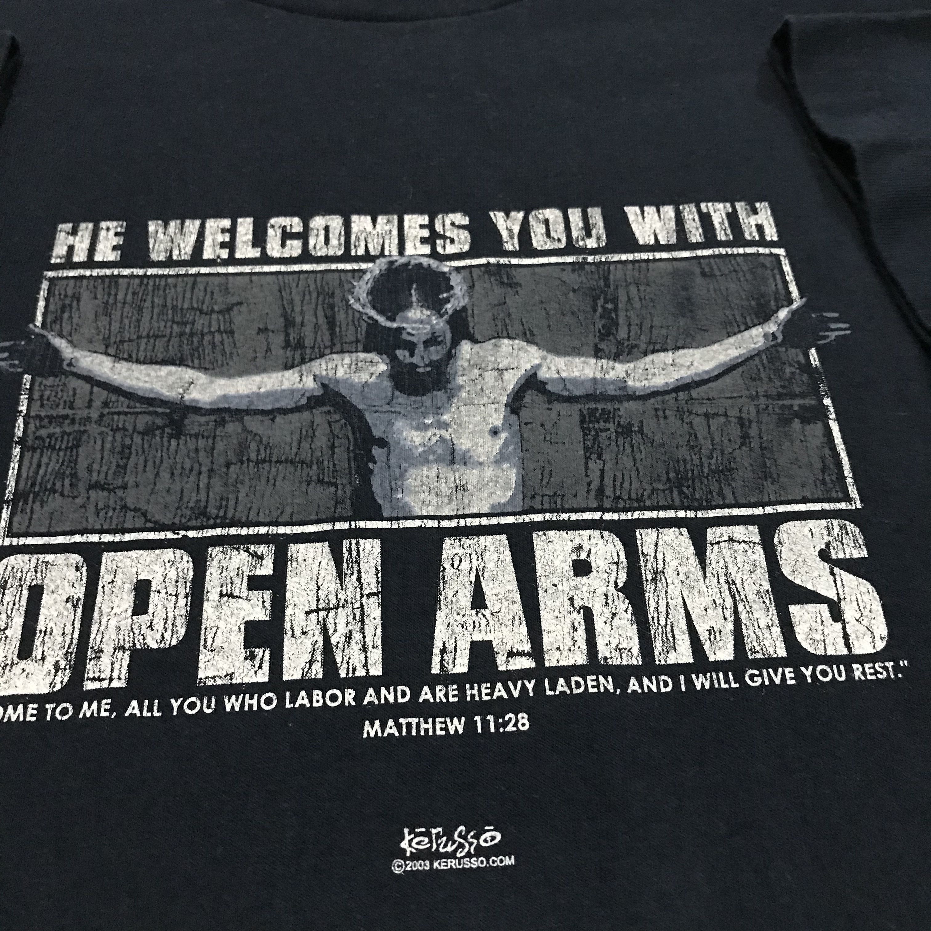 Vintage Y2K Jesus God Lord Bible Holy Tee christ