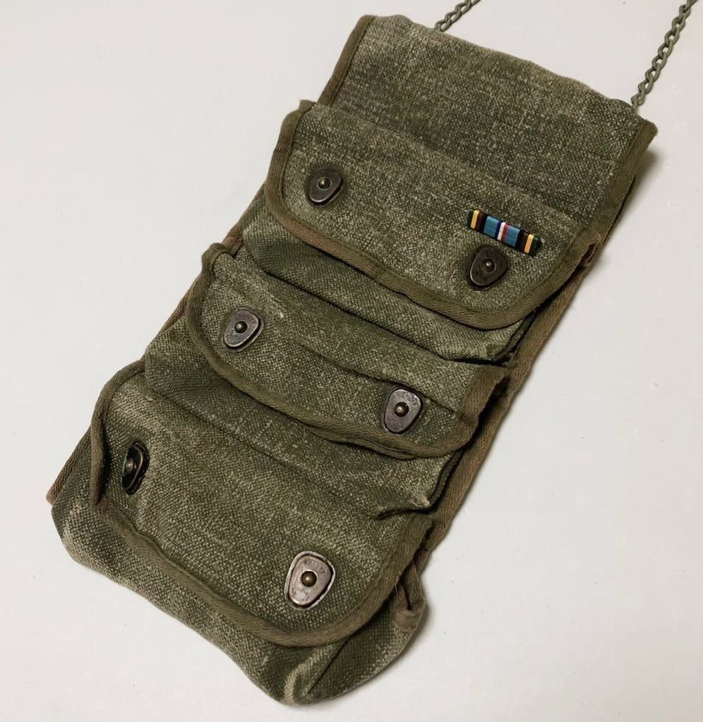 Kapital Kountry Kapital Kountry Military Chain Bag Khaki Size ONE SIZE - 1 Thumbnail