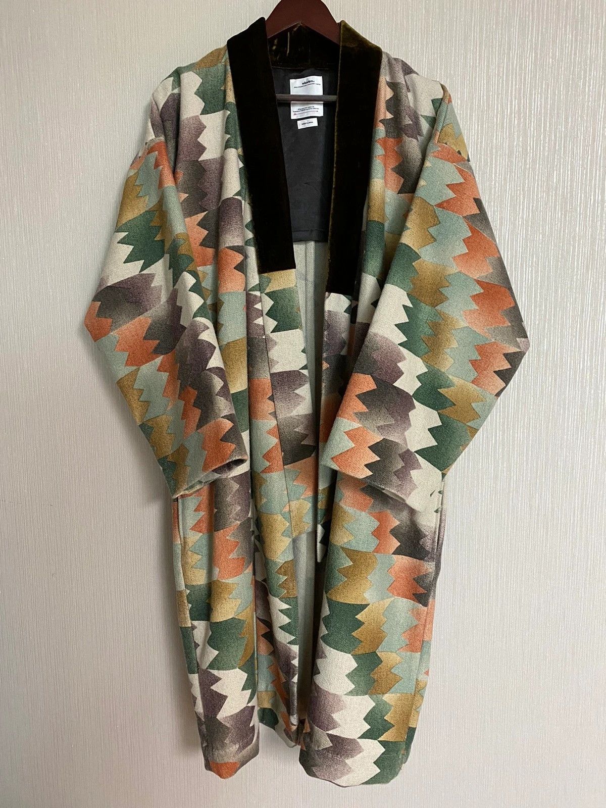 Visvim [Final Drop]Yukata Coat (Katazuri Blanket) Grailed