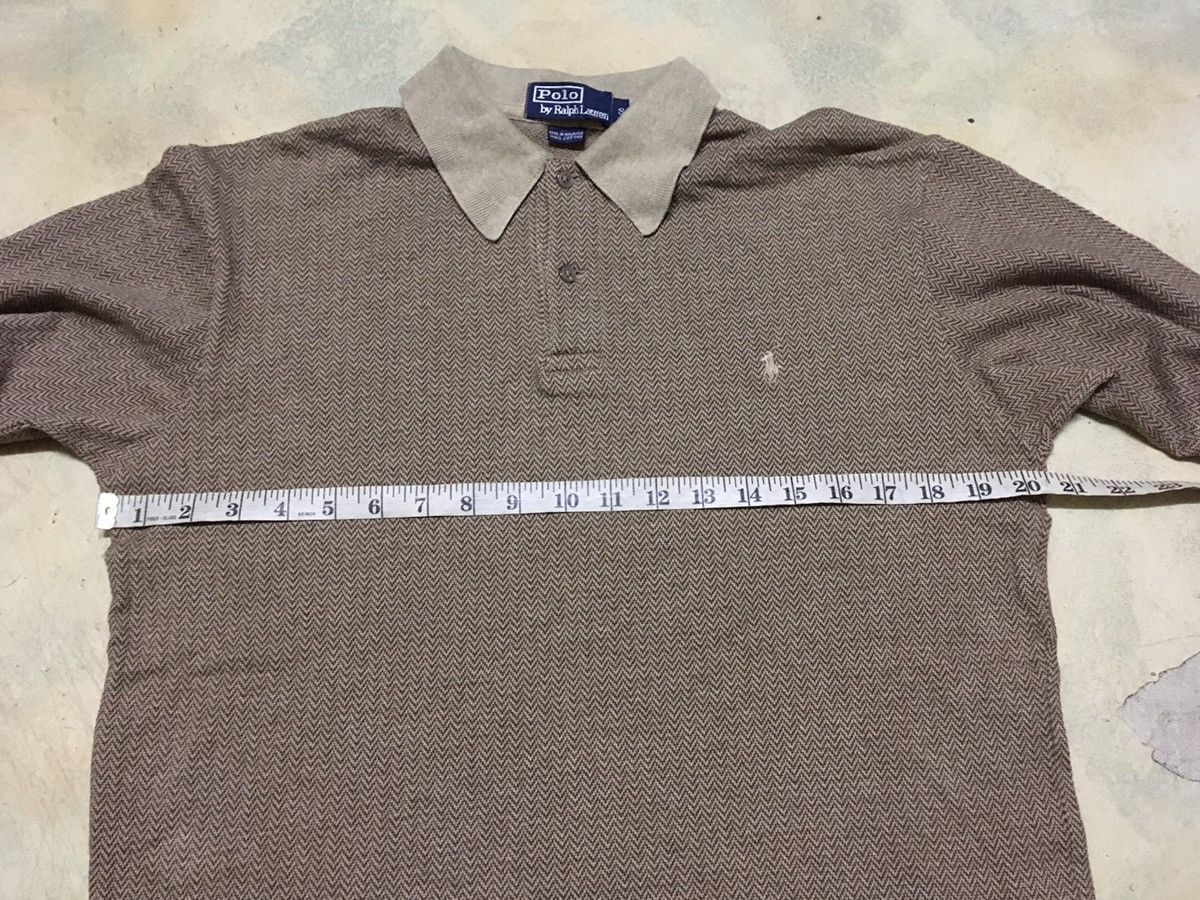 Polo Ralph Lauren Vtg Polo Ralph Lauren Long Sleeve Collar Tee Size US S / EU 44-46 / 1 - 6 Thumbnail