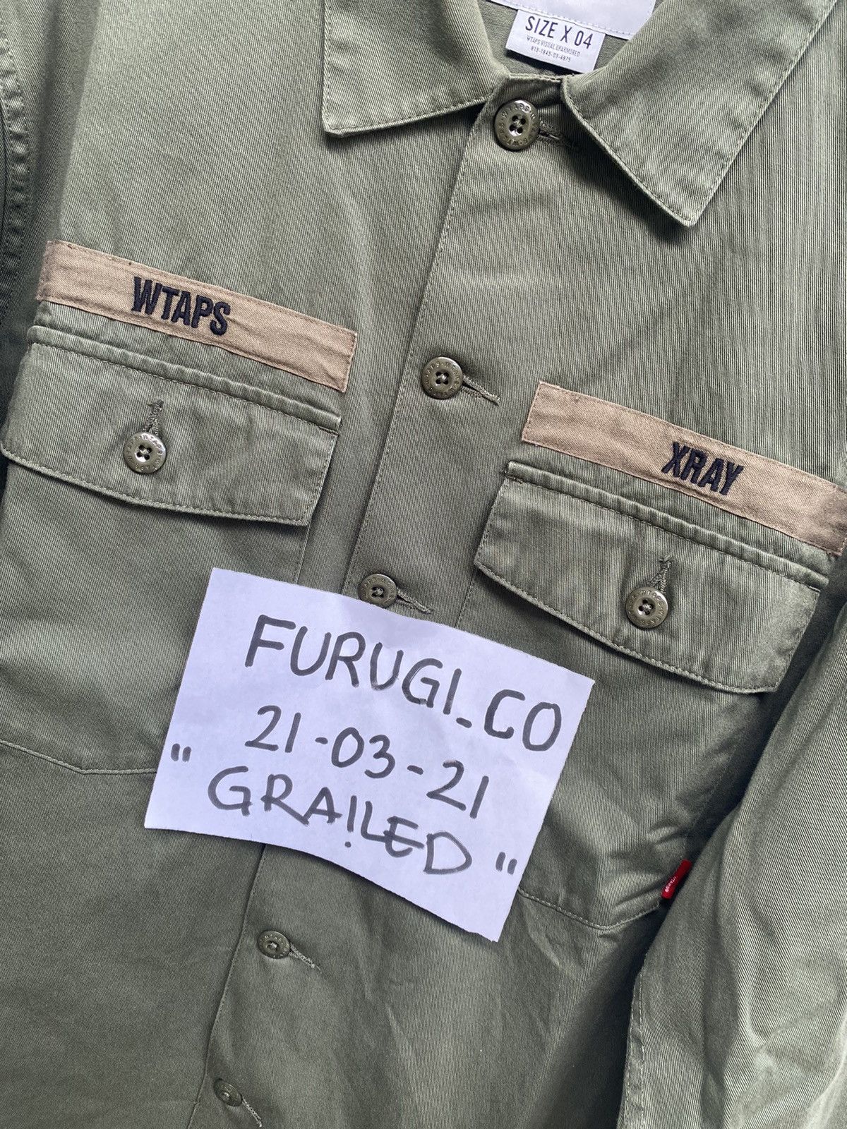 Wtaps WTAPS BUDS LS 01 SHIRT COTTON TWILL 17AW - XRAY | Grailed 