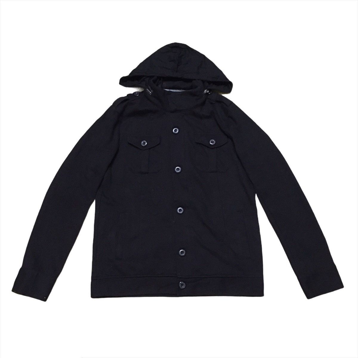 Japanese Brand Japanese Brand Rush Hour Black Jacket Hooded Size US L / EU 52-54 / 3 - 1 Thumbnail