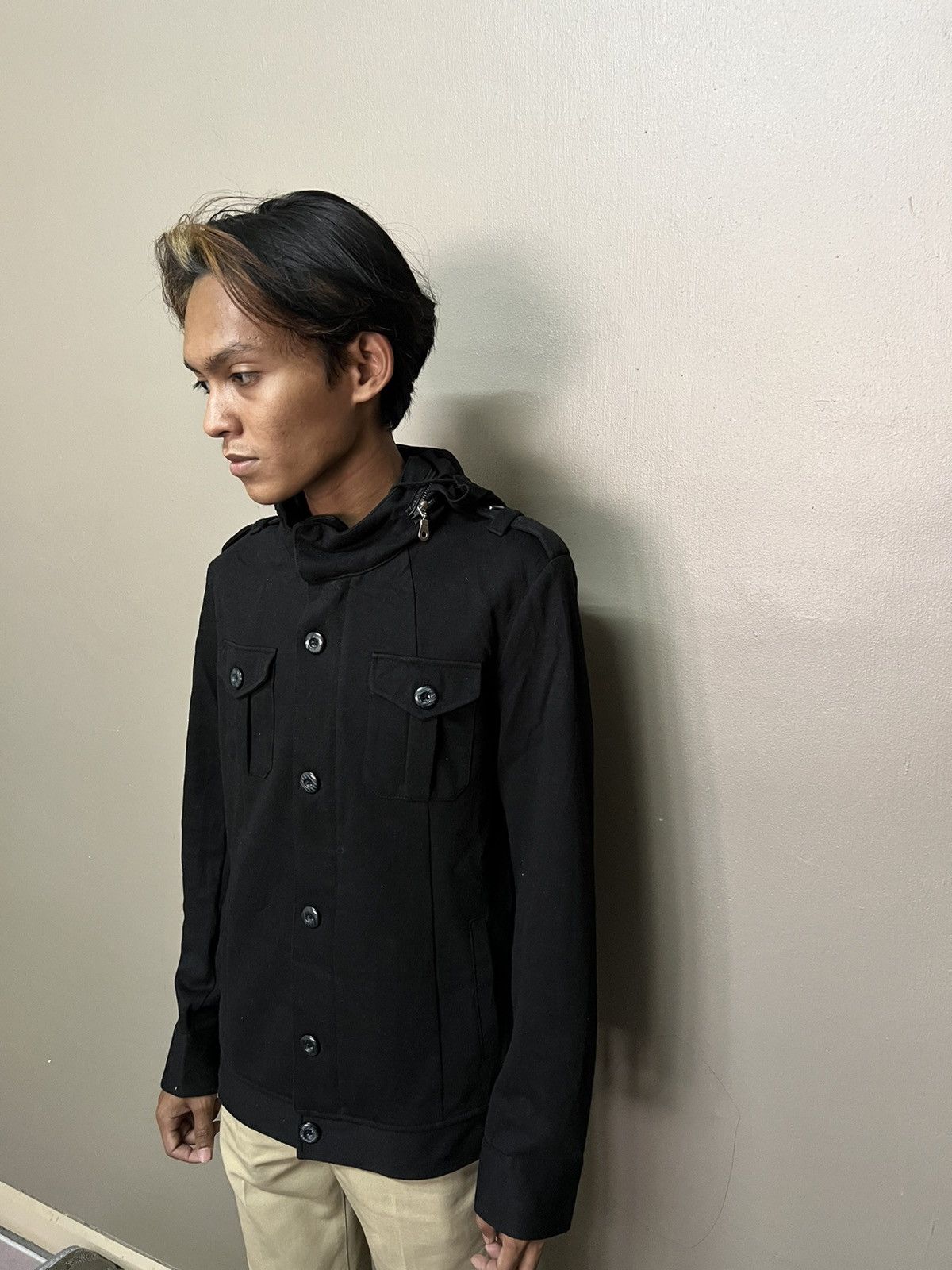 Japanese Brand Japanese Brand Rush Hour Black Jacket Hooded Size US L / EU 52-54 / 3 - 16 Thumbnail
