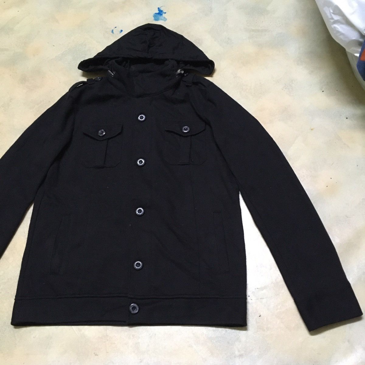 Japanese Brand Japanese Brand Rush Hour Black Jacket Hooded Size US L / EU 52-54 / 3 - 3 Thumbnail