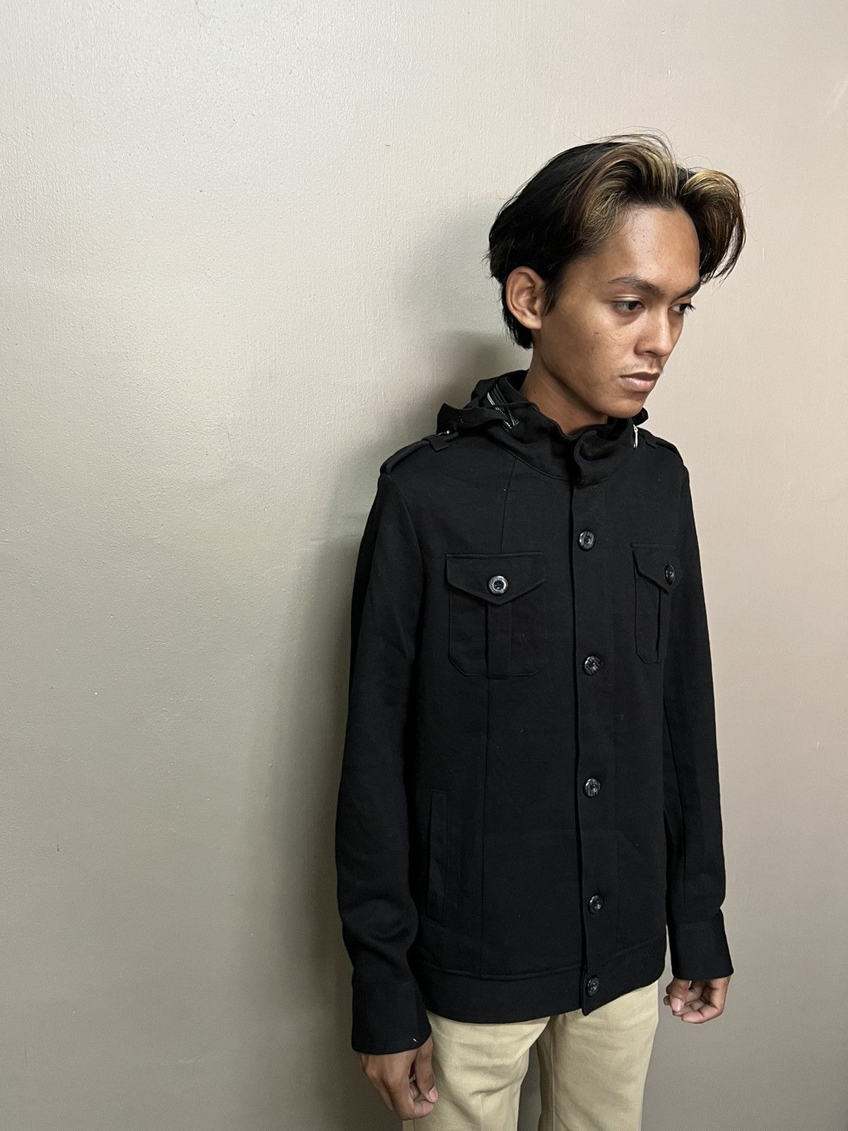 Japanese Brand Japanese Brand Rush Hour Black Jacket Hooded Size US L / EU 52-54 / 3 - 15 Thumbnail