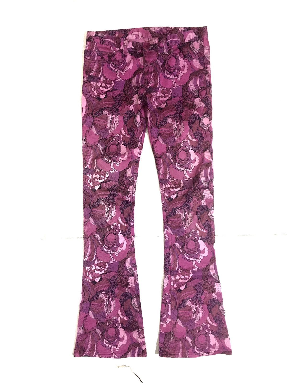 Rare Hysteric Glamour Abstract Full Print Pants. Snake Kinky