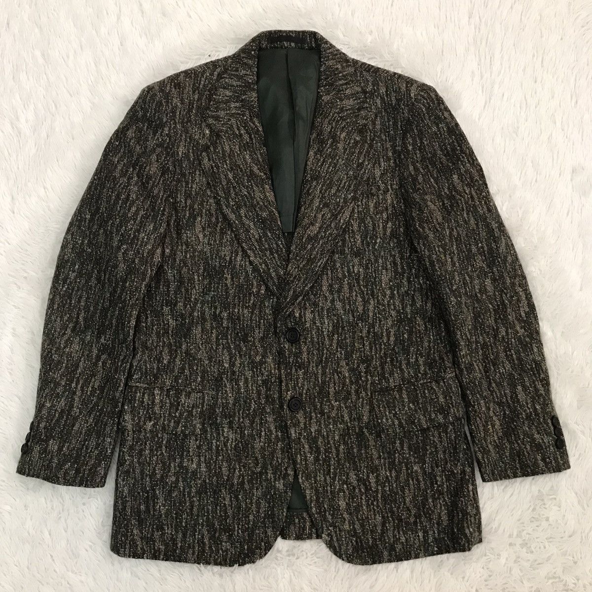 Japanese Brand Pretaporter Wool Mixture Colours Jacket Coat Blazer Size US M / EU 48-50 / 2 - 1 Thumbnail