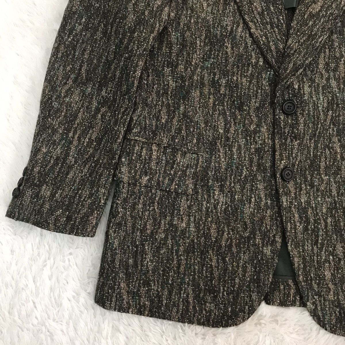 Japanese Brand Pretaporter Wool Mixture Colours Jacket Coat Blazer Size US M / EU 48-50 / 2 - 2 Thumbnail
