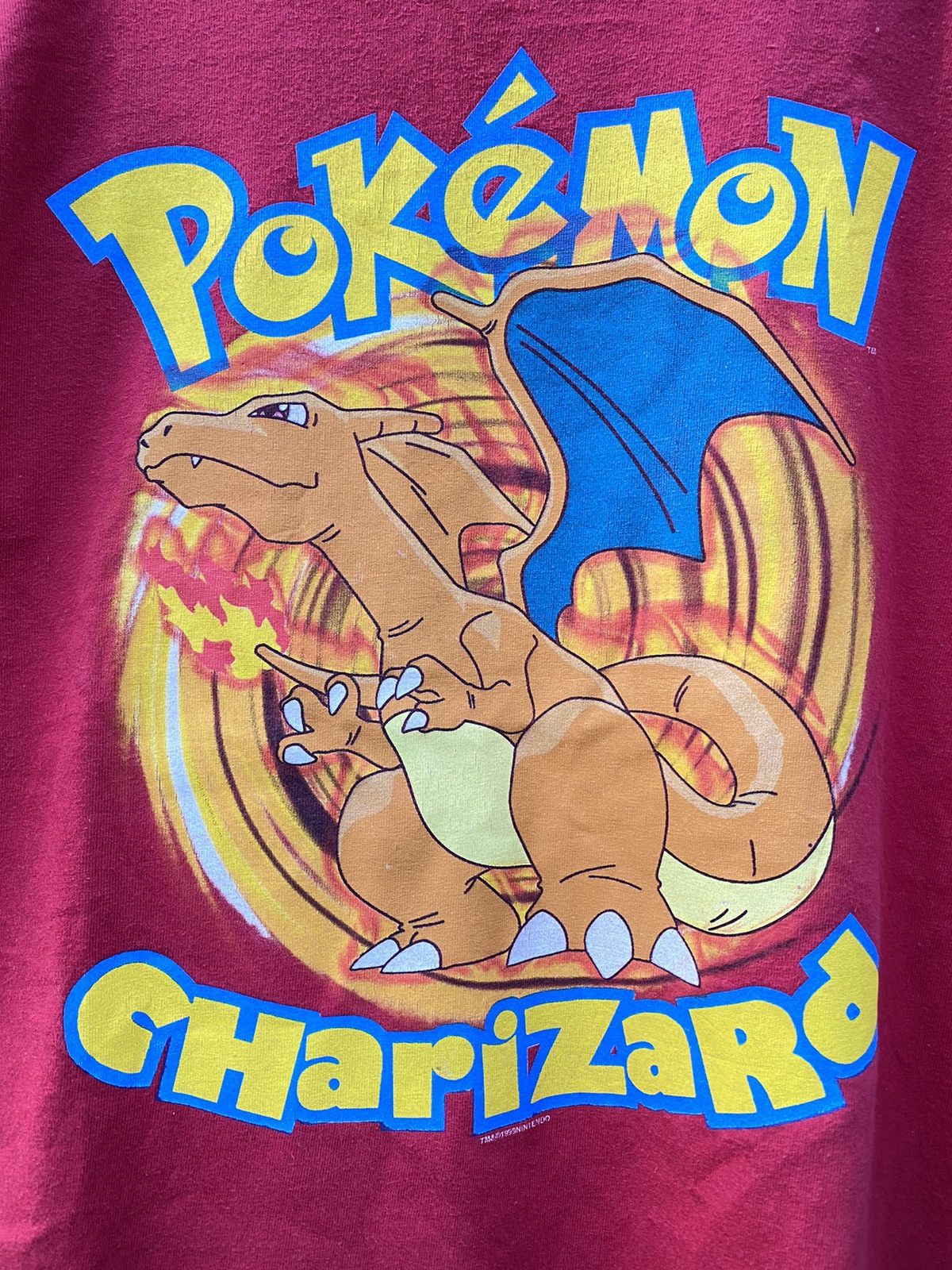 VINTAGE 99' POKEMON SOLO CHARIZARD SHIRT GREAT PRINTED