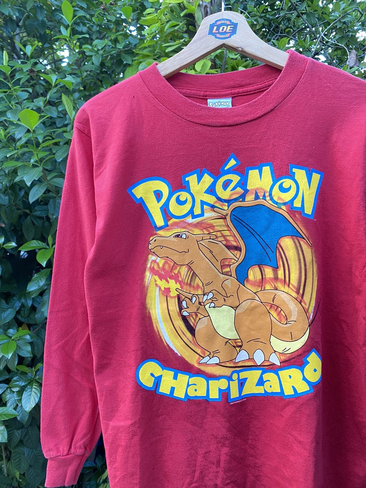 VINTAGE 99' POKEMON SOLO CHARIZARD SHIRT GREAT PRINTED