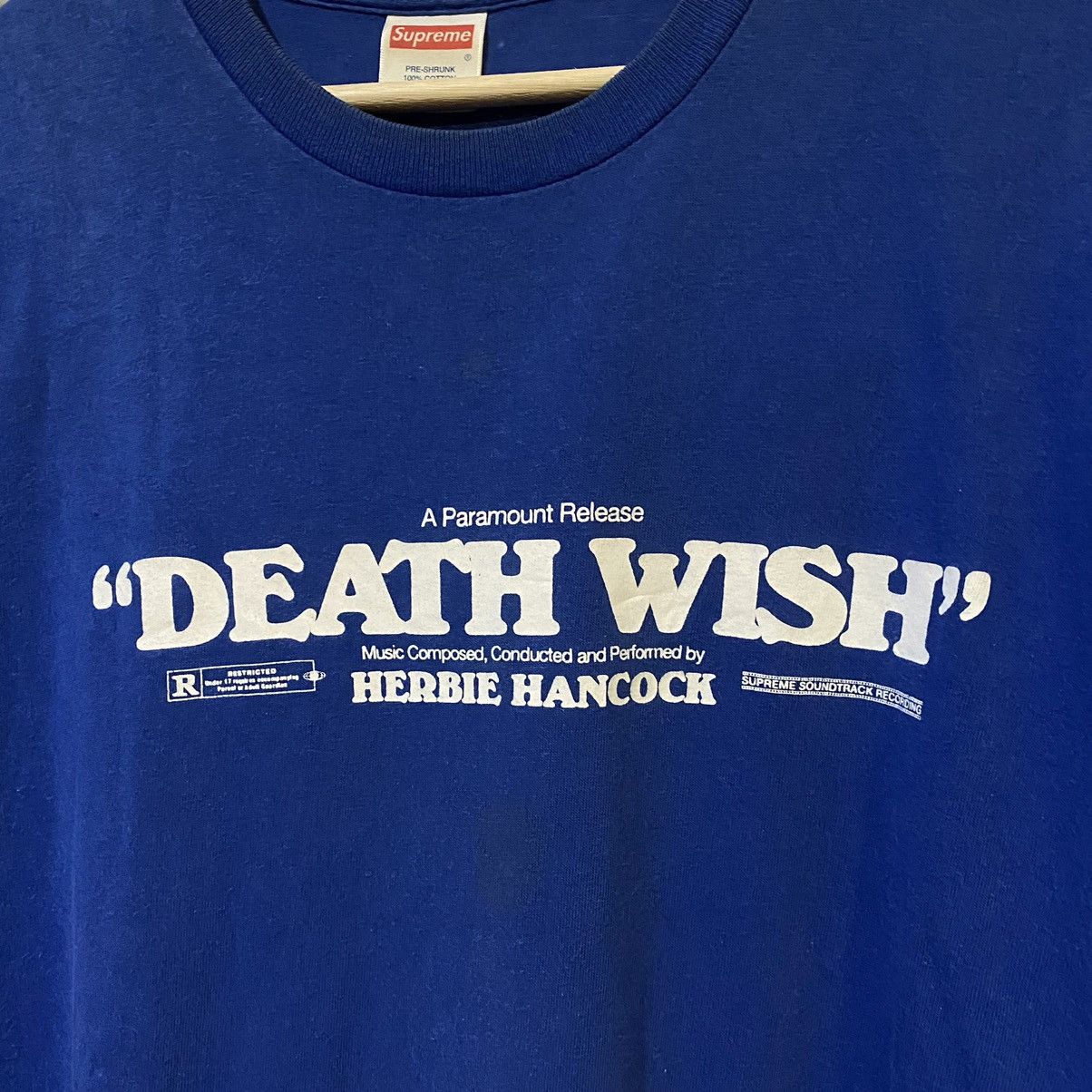 Supreme × Vintage OG Supreme “Death Wish” Tee Size US L / EU 52-54 / 3 - 4 Thumbnail
