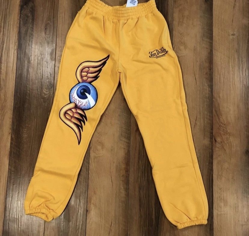 Von dutch best sale flying eyeball sweatpants