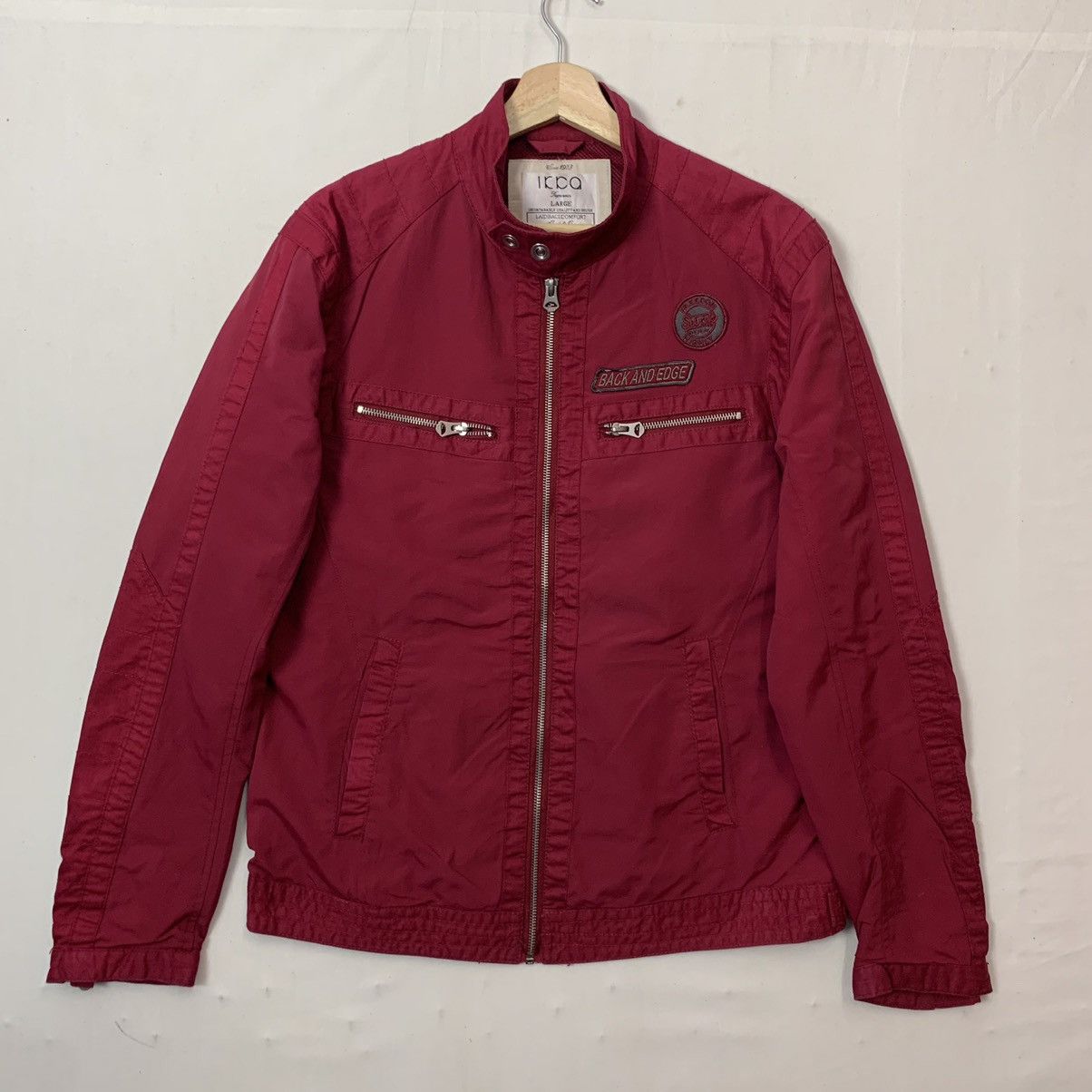 Vintage Vintage Ikka Zipper Ups Racing Style Jacket Size US M / EU 48-50 / 2 - 1 Thumbnail