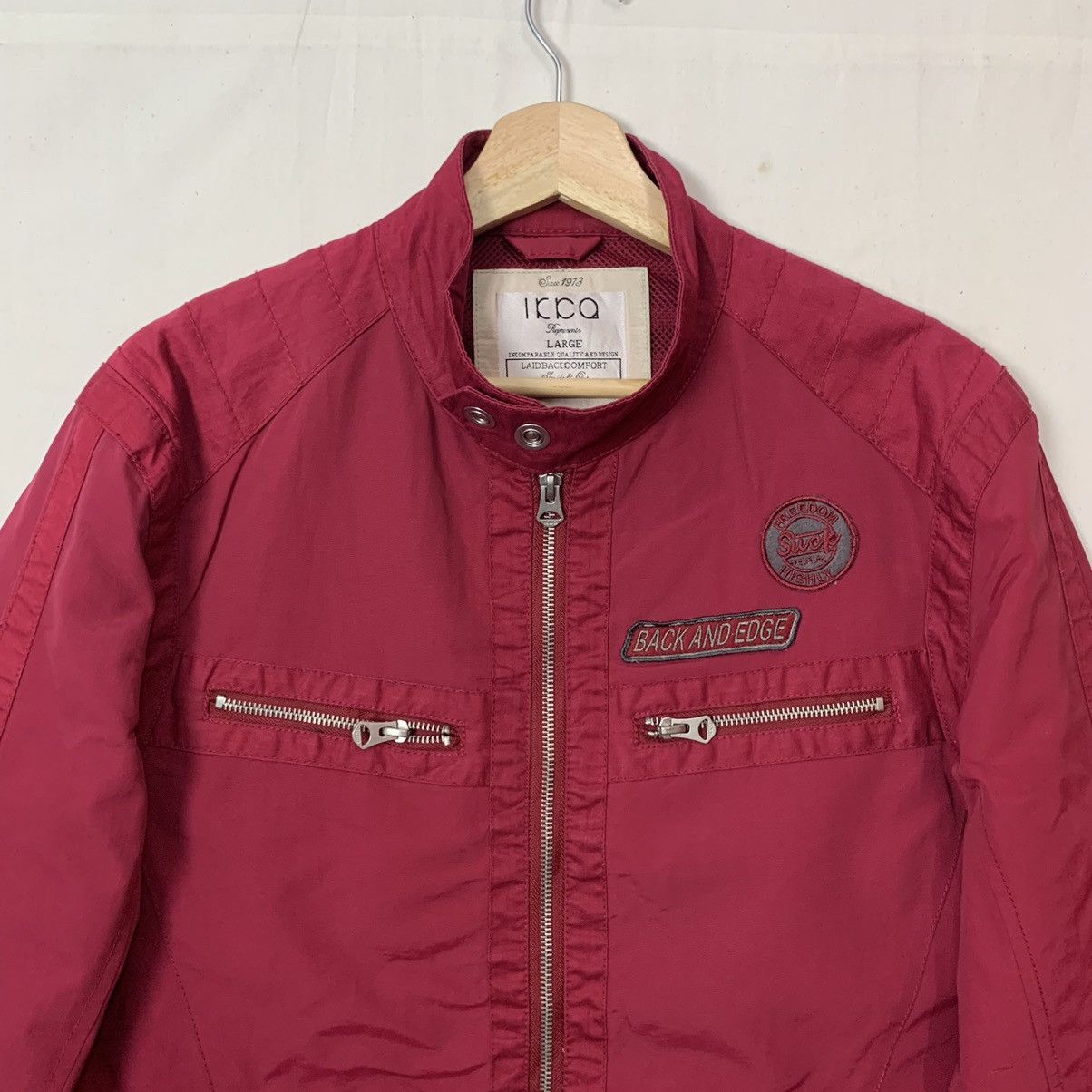 Vintage Vintage Ikka Zipper Ups Racing Style Jacket Size US M / EU 48-50 / 2 - 4 Thumbnail
