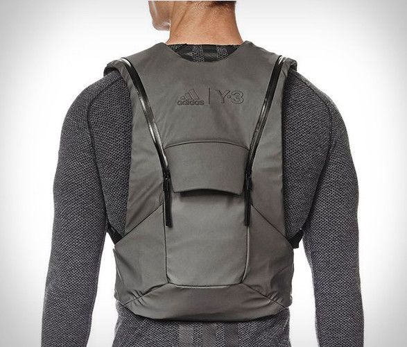 Y-3 Backpack Yohji Yamamoto Adidas Vintage Sheepskin Black