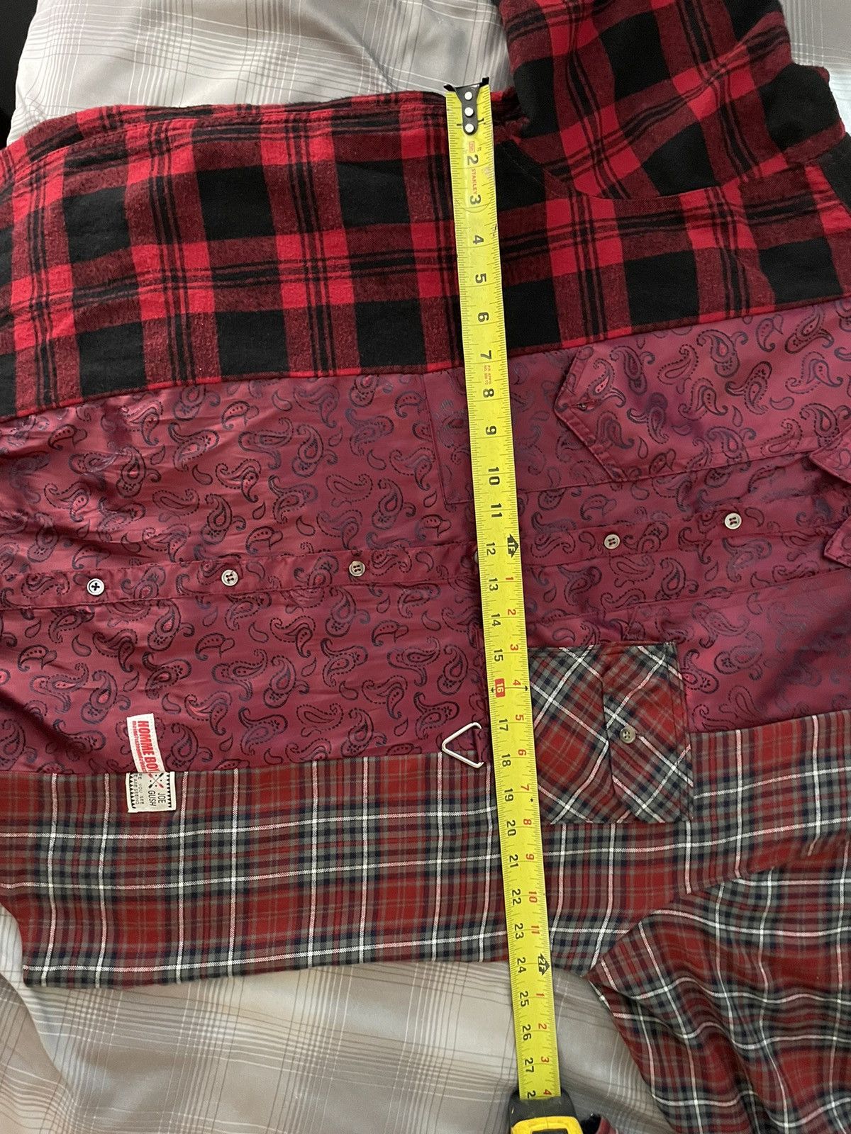 HOMME BOY CO. Homme boy co. Reconstructed flannel Size US L / EU 52-54 / 3 - 7 Thumbnail