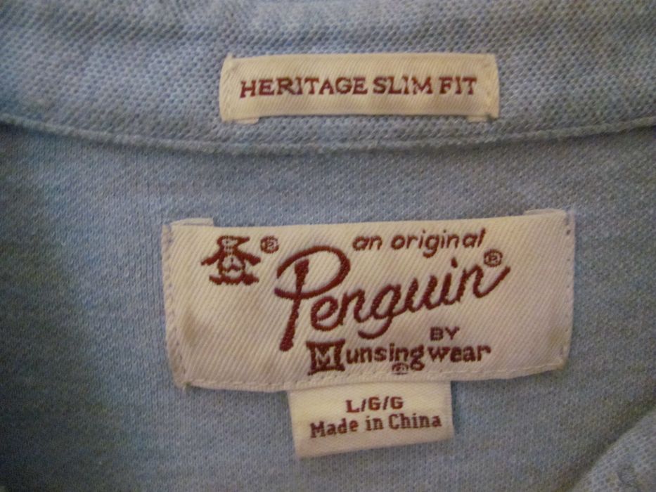 Original Penguin Slim Polo Heather Blue Size US L / EU 52-54 / 3 - 3 Preview