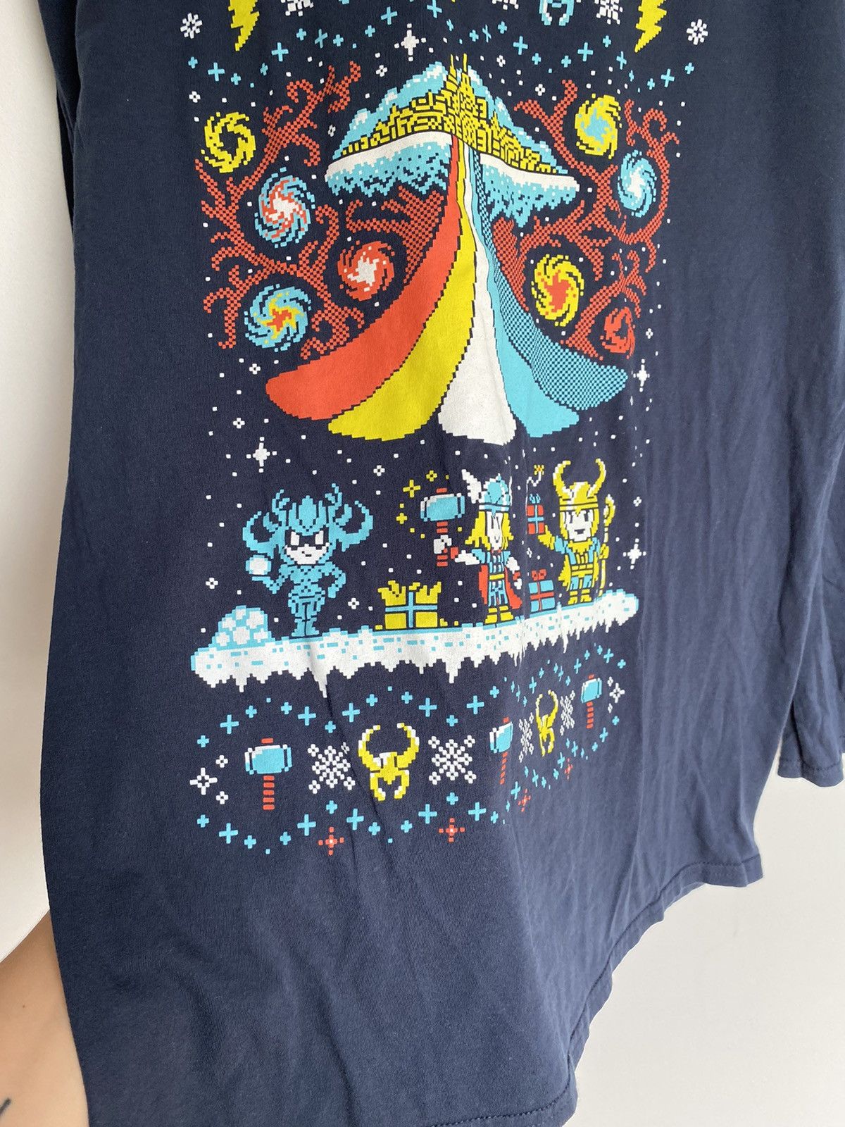 DC Comics × Marvel Comics × Vintage Marvel Longsleeve Dc Comics Movie Cartoon Size US M / EU 48-50 / 2 - 6 Thumbnail