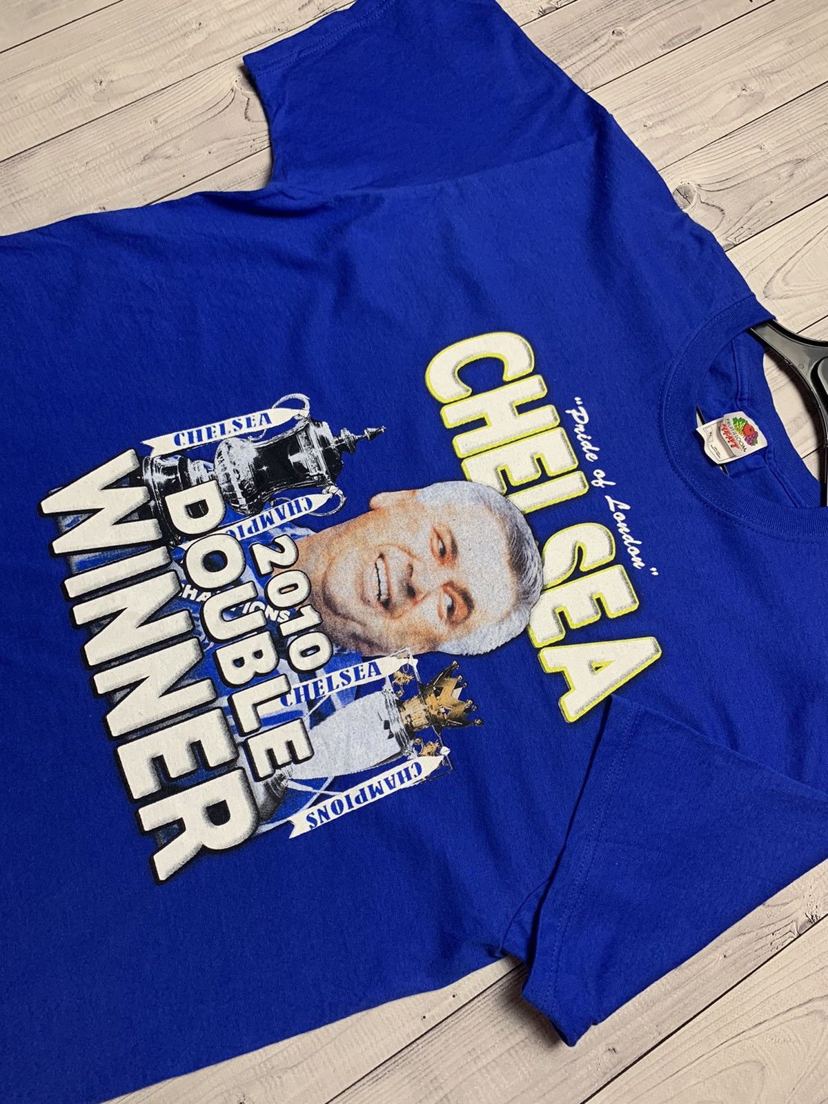 Chelsea Soccer × Vintage Vintage tee Chelsea champion Double Winner 2010 Cup Size US XL / EU 56 / 4 - 3 Thumbnail