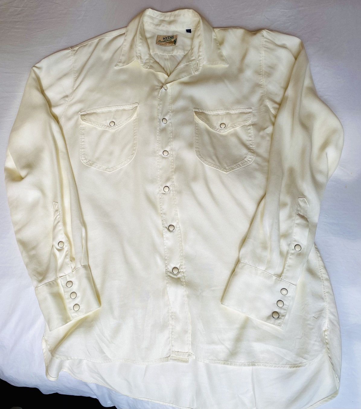 Other Wythe Tencil Gabardine Pearl Snap Shirt - Western Shirt | Grailed