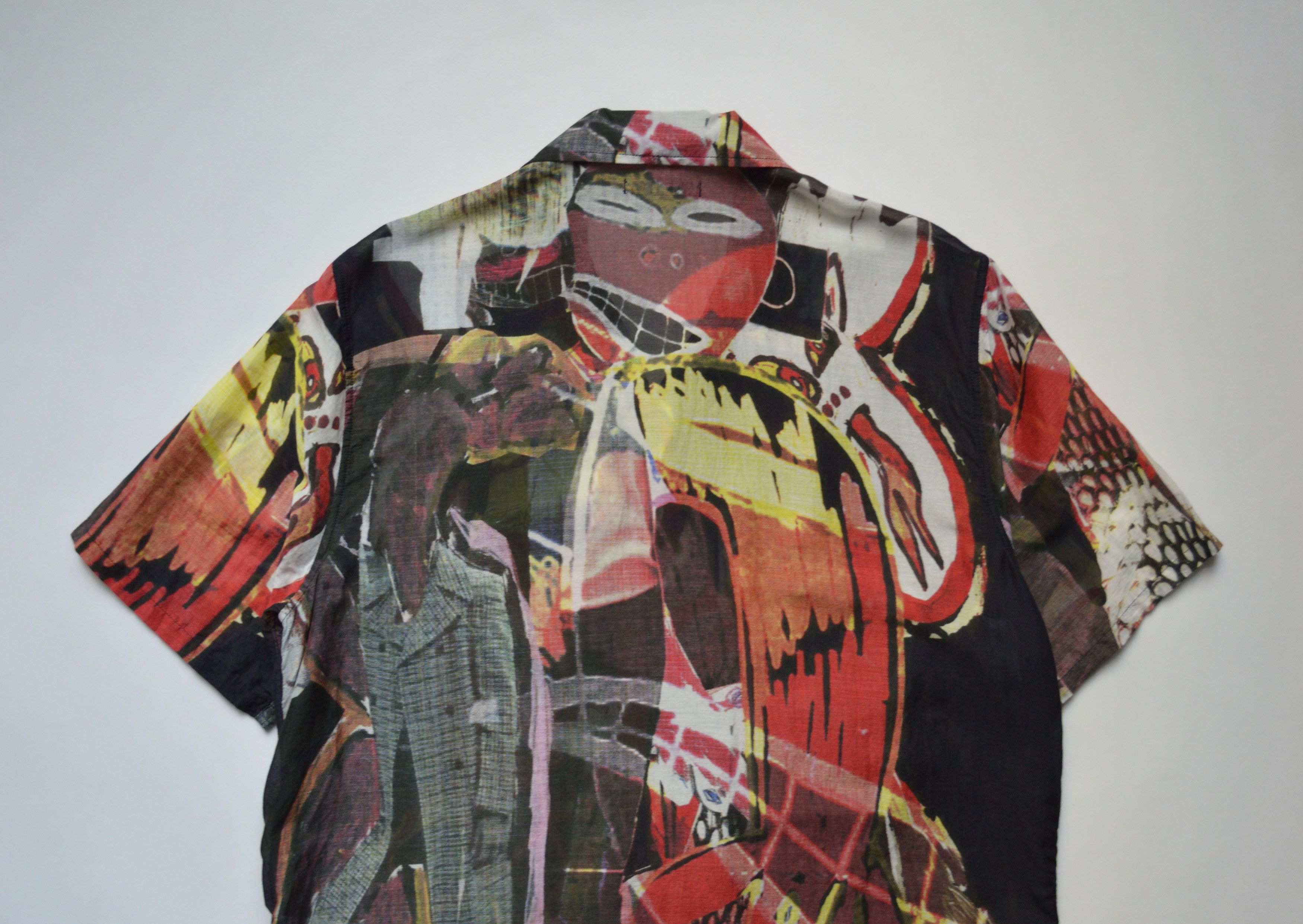 Our Legacy Basquiat Style Print Camp Collar Shirt Size US S / EU 44-46 / 1 - 6 Thumbnail