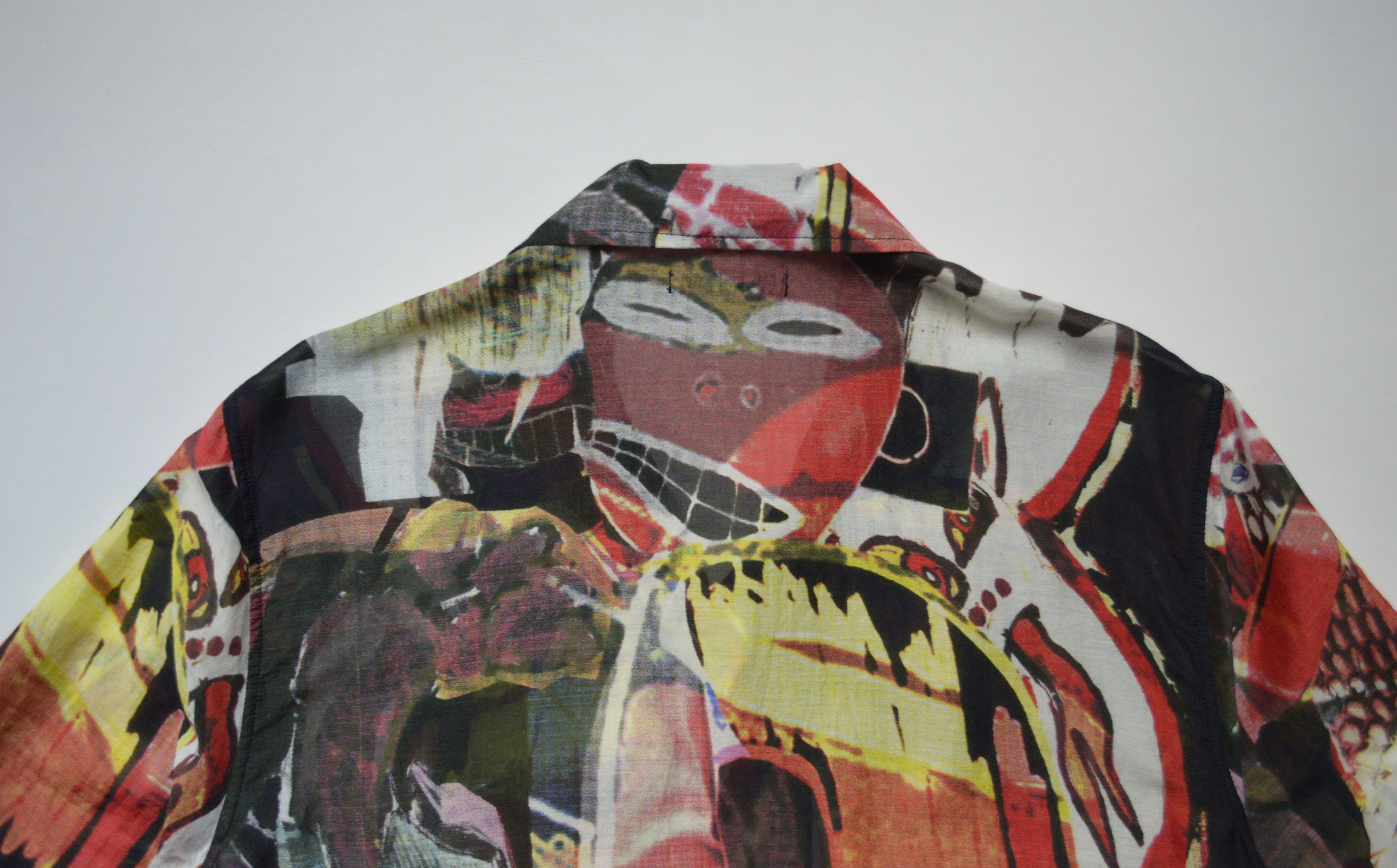 Our Legacy Basquiat Style Print Camp Collar Shirt Size US S / EU 44-46 / 1 - 8 Thumbnail