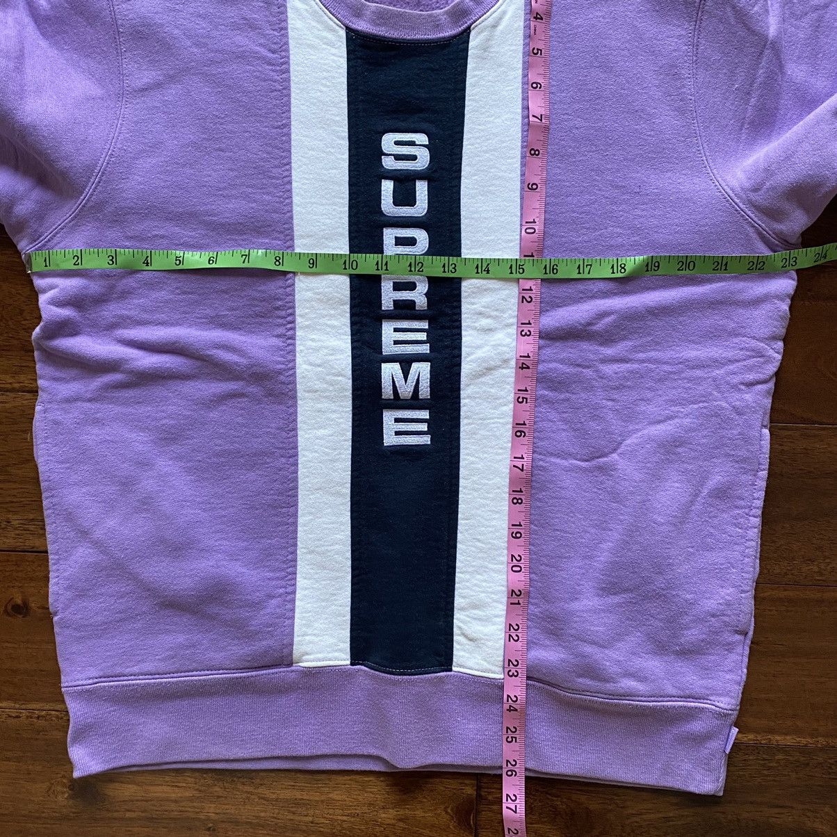 Supreme Vertical Panel Crewneck Size US M / EU 48-50 / 2 - 12 Thumbnail