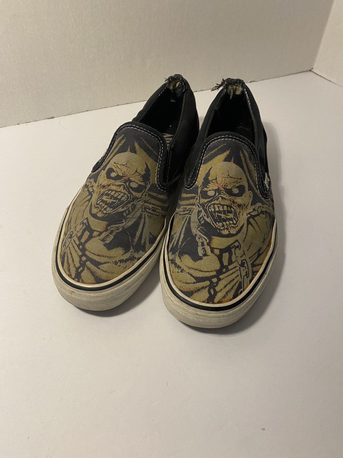 Iron Maiden × Vans Iron Maiden x Classic Slip-On | Grailed