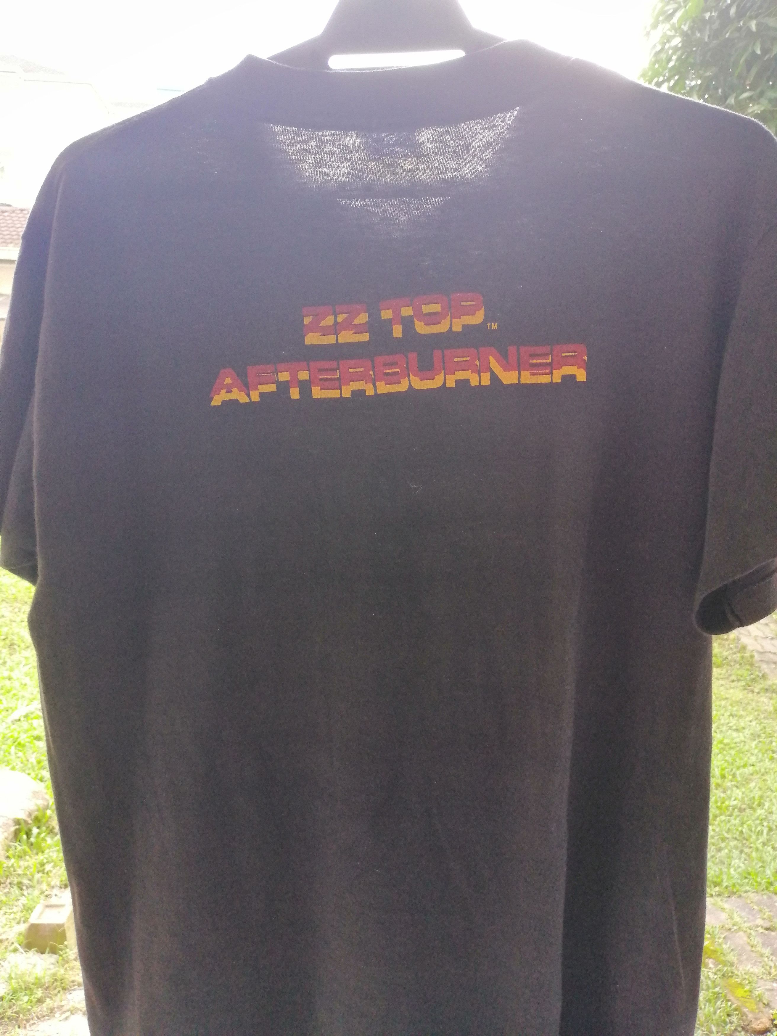 Vintage Zztop Afterburner Studio Album T-Shirt Vintage Zztop Afterburner Studio Album T-Shirt