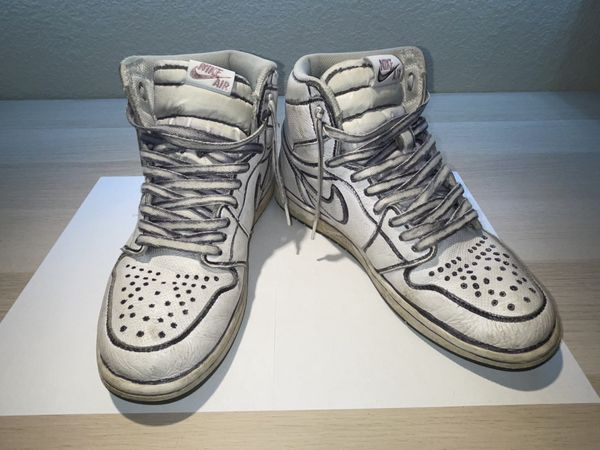 Air Jordan 1 Retro High OG 'White Perforated