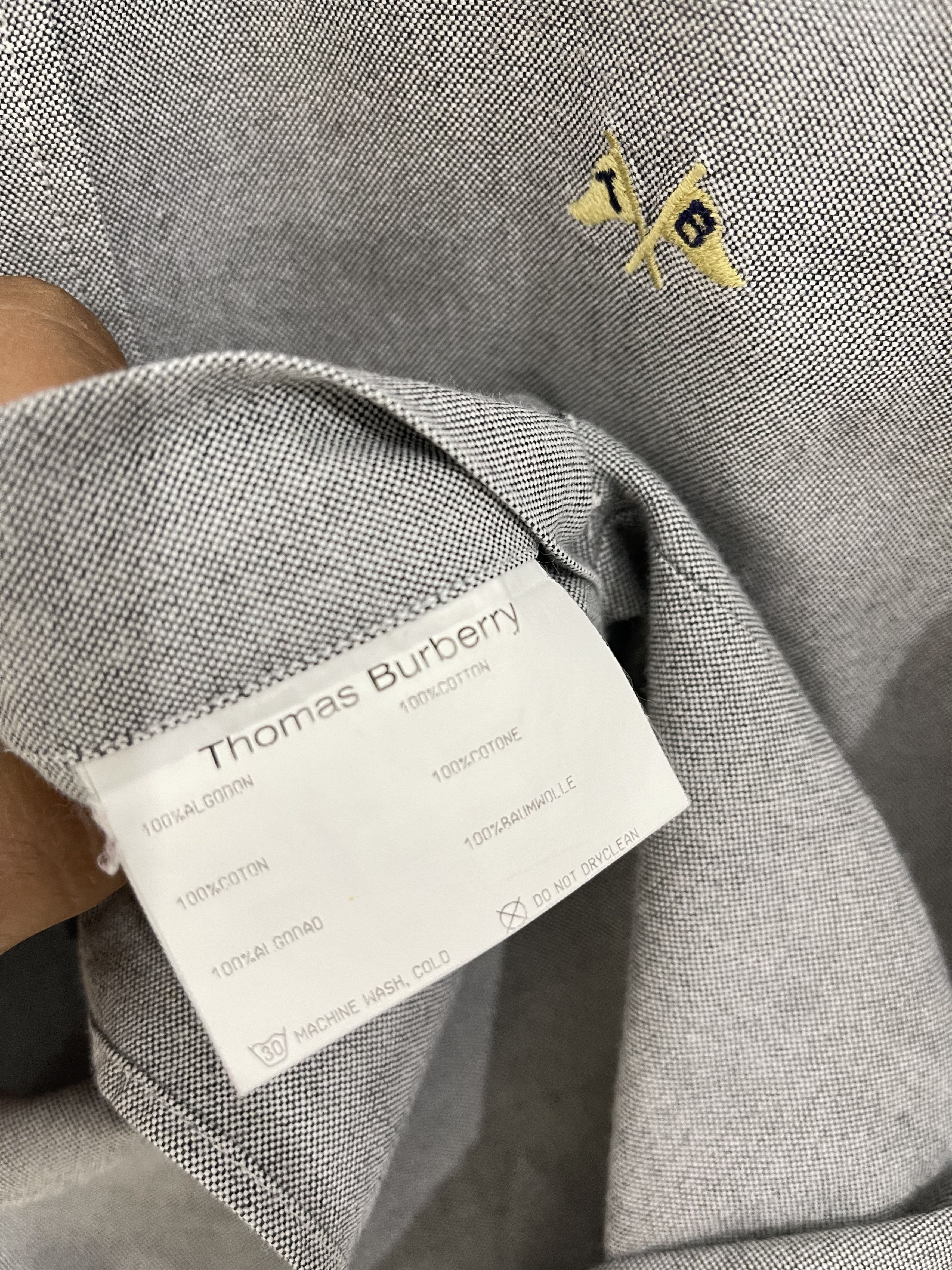 Burberry 🔥 TB Burberry casual shirt size Small Size US S / EU 44-46 / 1 - 7 Thumbnail