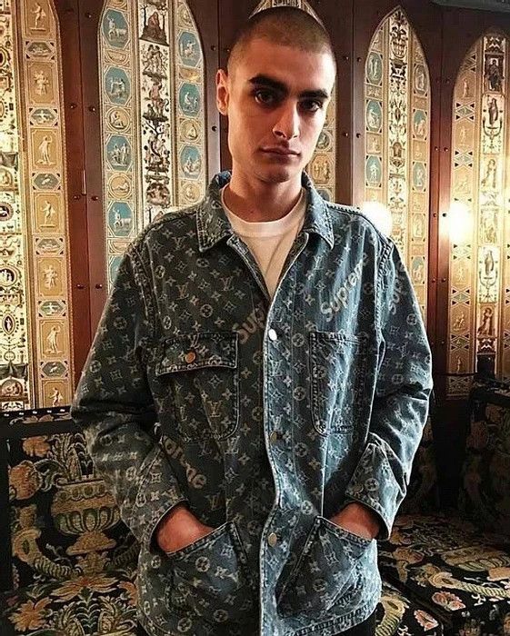 Louis vuitton supreme jacket 2024 denim