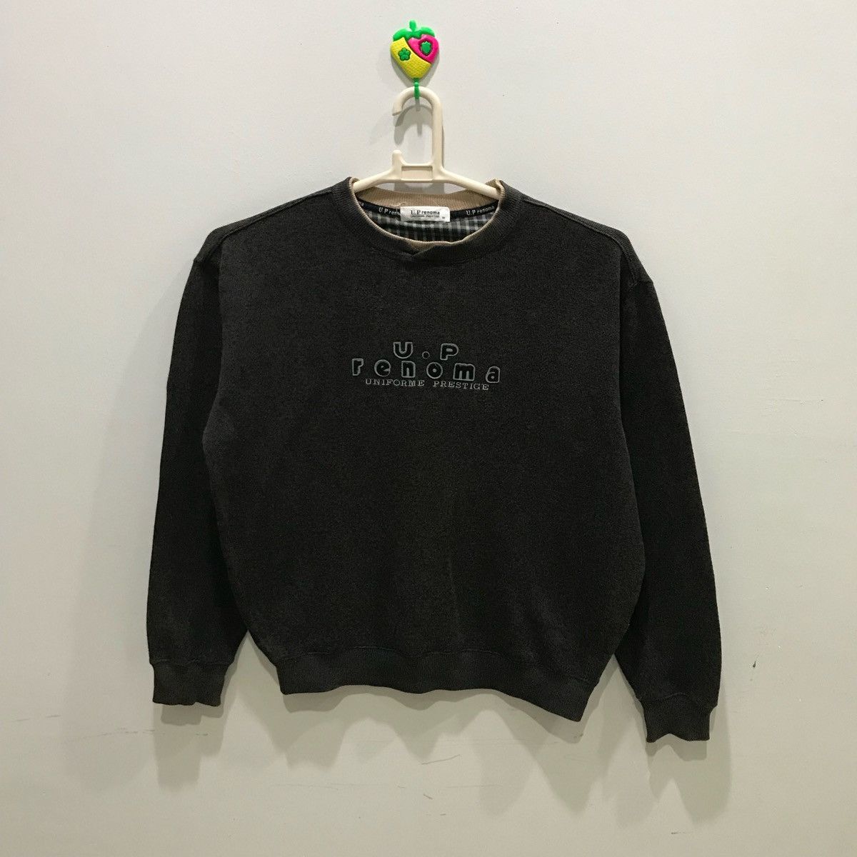 Japanese Brand × Renoma × Vintage U.P RENOMA Vintage Sweatshirt Big Spellout Size L Size US L / EU 52-54 / 3 - 1 Thumbnail