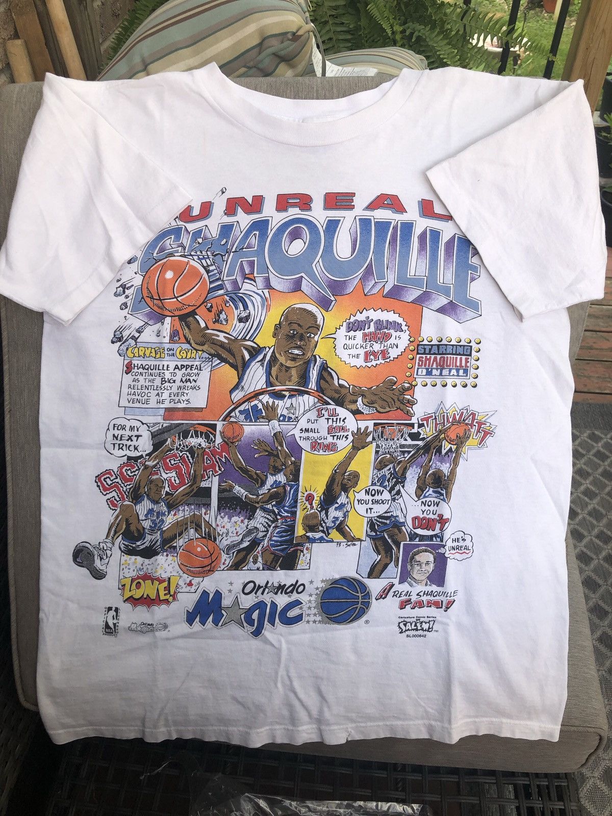 NBA × Salem Sportswear × Vintage 1990s Unreal Shaquille Comic 