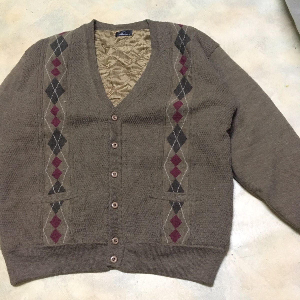Japanese Brand Alain Delon Poncho Sweater Cardigan Style Size US XL / EU 56 / 4 - 3 Thumbnail